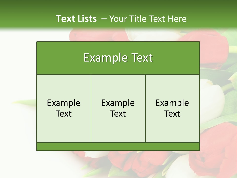 Plant Foliage Romance PowerPoint Template