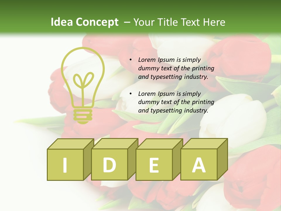 Plant Foliage Romance PowerPoint Template