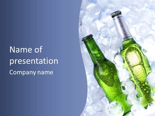 Liquid Bottle Brew PowerPoint Template