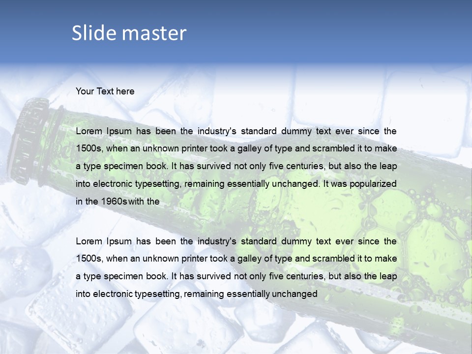 Full Object Alcoholic PowerPoint Template