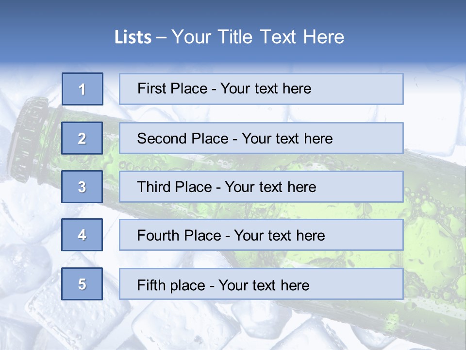 Full Object Alcoholic PowerPoint Template