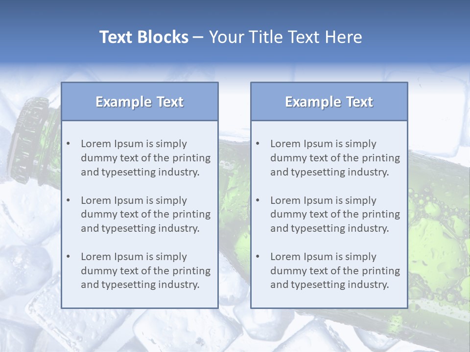 Full Object Alcoholic PowerPoint Template