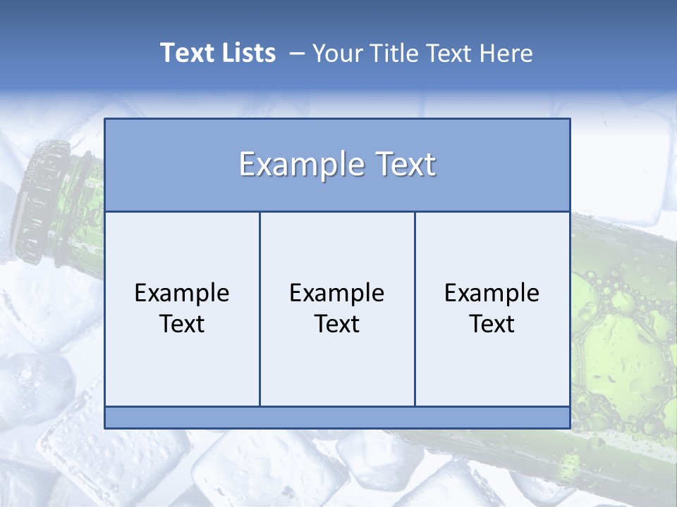 Full Object Alcoholic PowerPoint Template