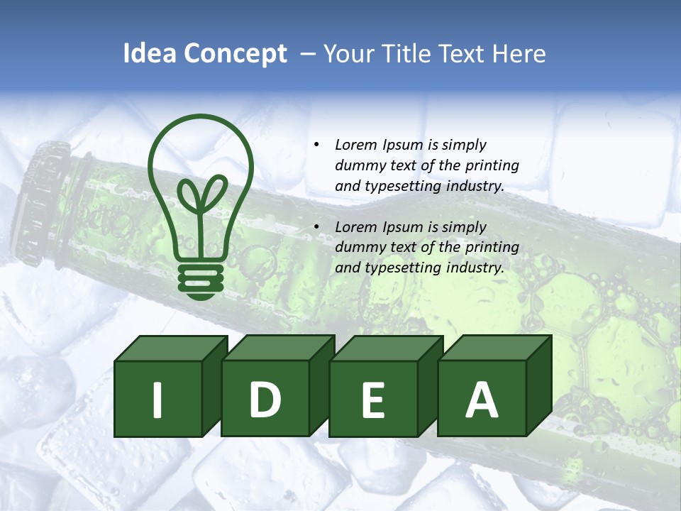 Full Object Alcoholic PowerPoint Template