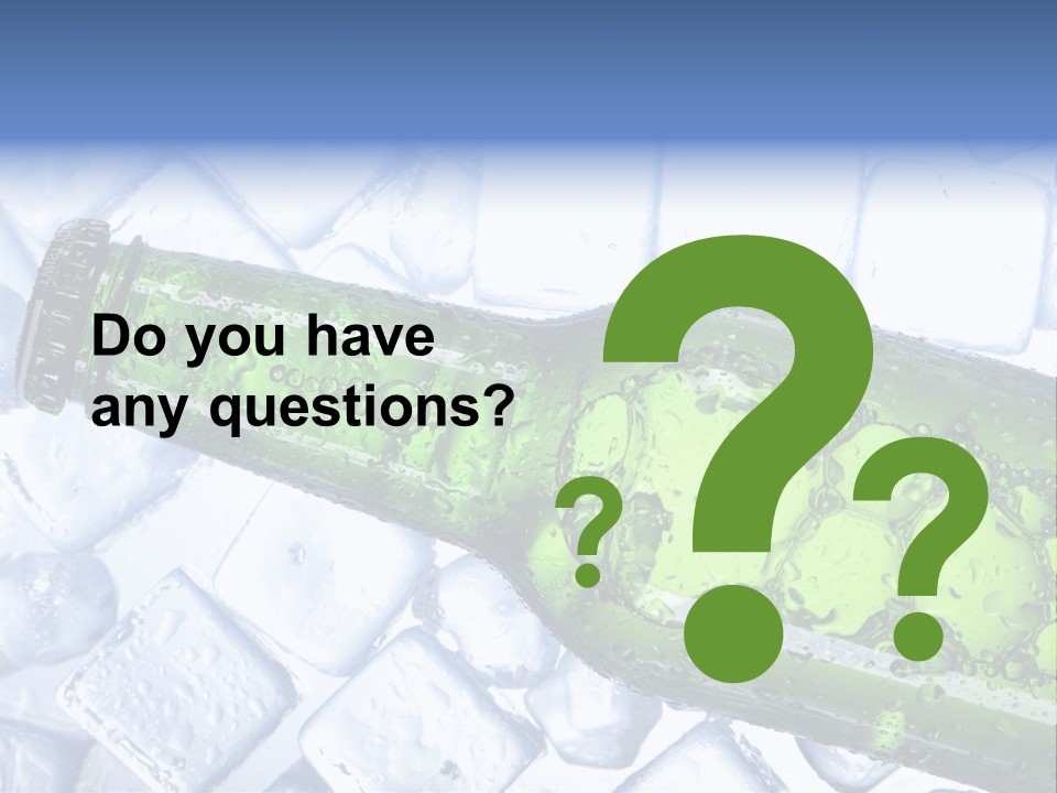 Full Object Alcoholic PowerPoint Template