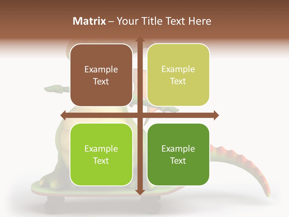 Isolated Dragon Illustration PowerPoint Template