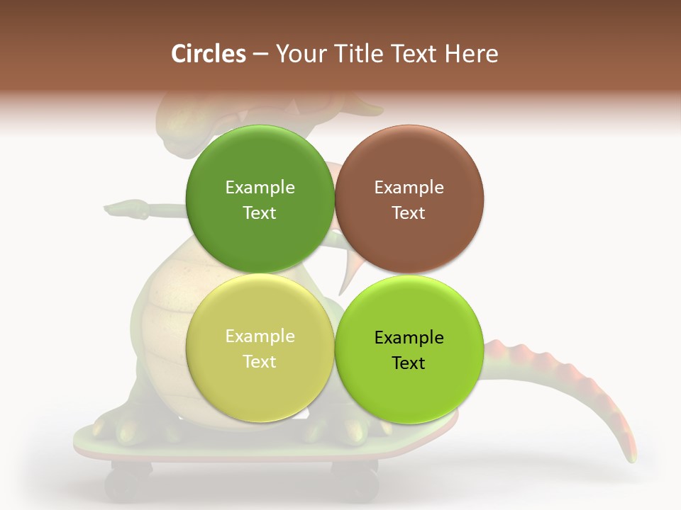 Isolated Dragon Illustration PowerPoint Template