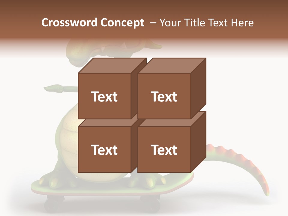 Isolated Dragon Illustration PowerPoint Template