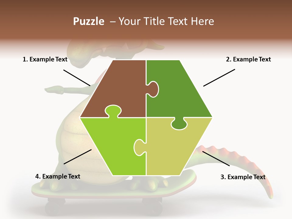 Isolated Dragon Illustration PowerPoint Template