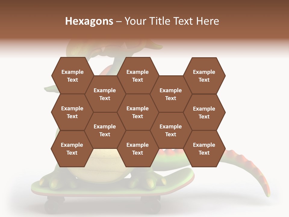 Isolated Dragon Illustration PowerPoint Template