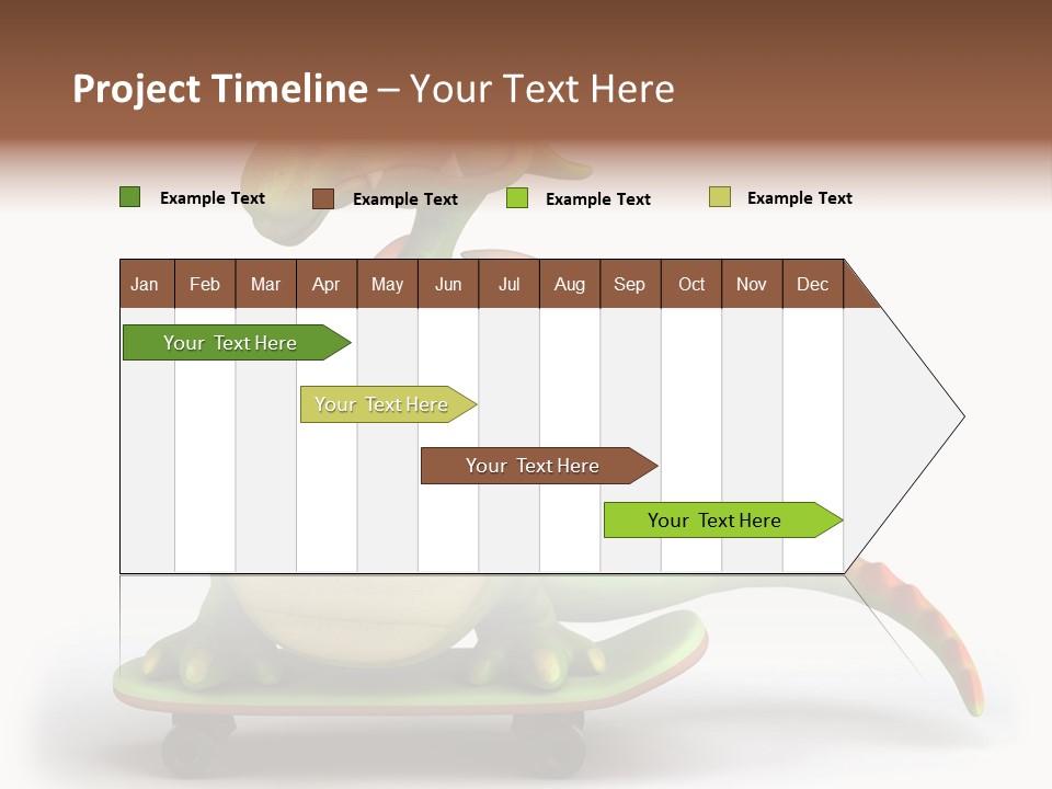 Isolated Dragon Illustration PowerPoint Template
