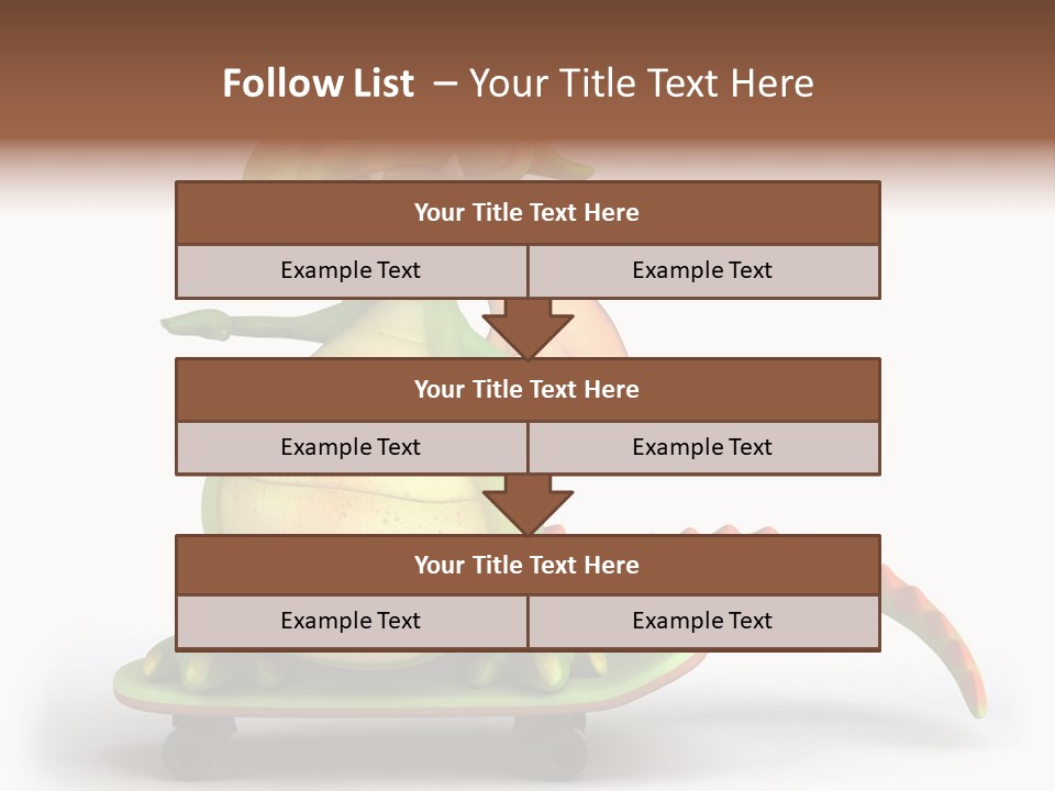 Isolated Dragon Illustration PowerPoint Template