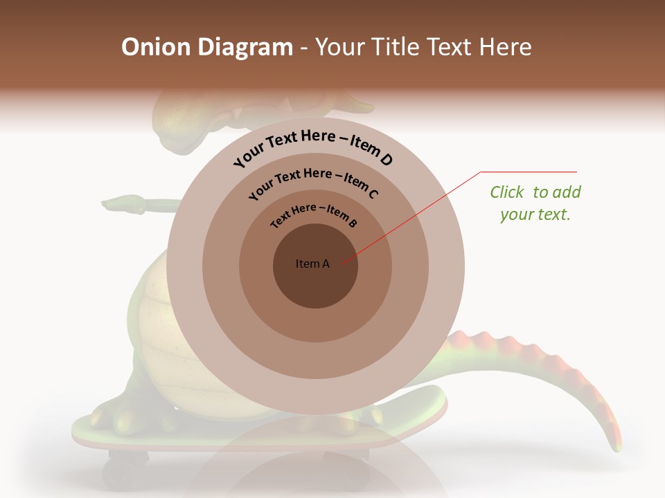 Isolated Dragon Illustration PowerPoint Template