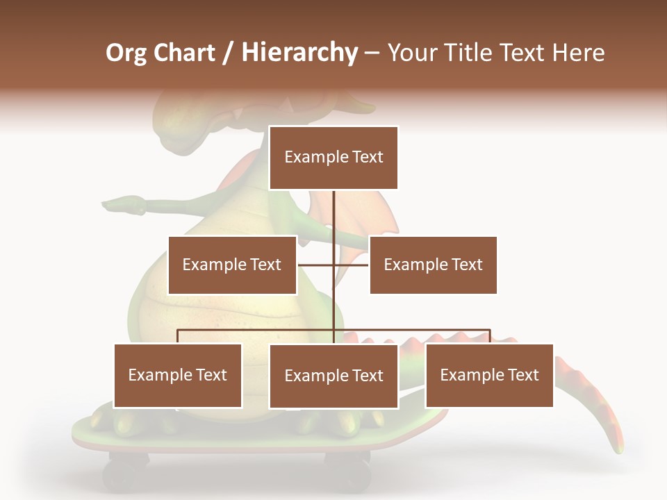 Isolated Dragon Illustration PowerPoint Template
