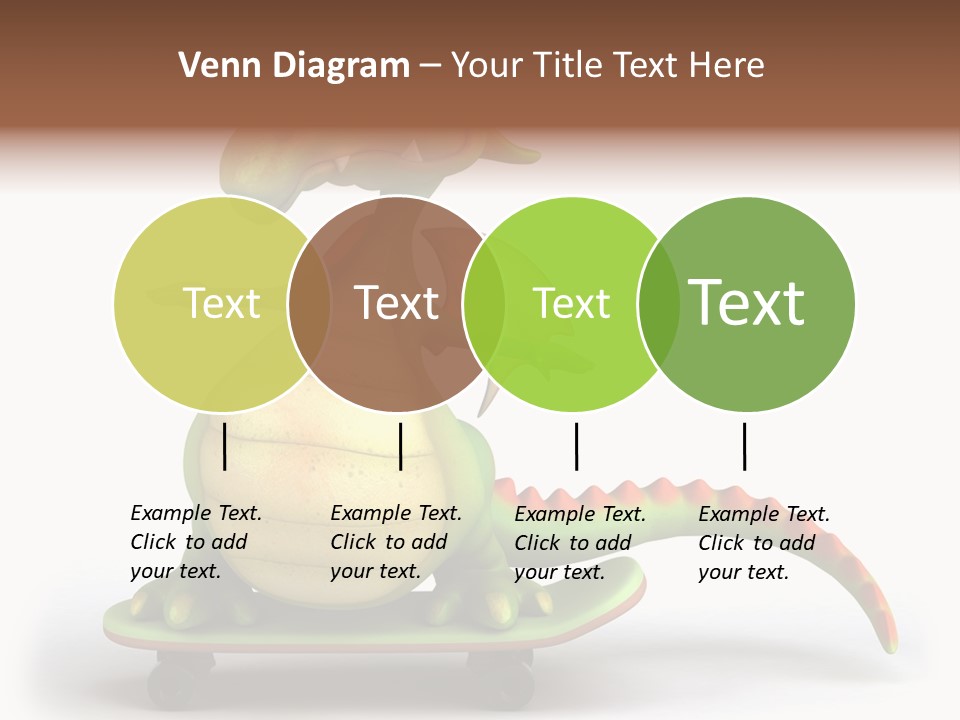 Isolated Dragon Illustration PowerPoint Template