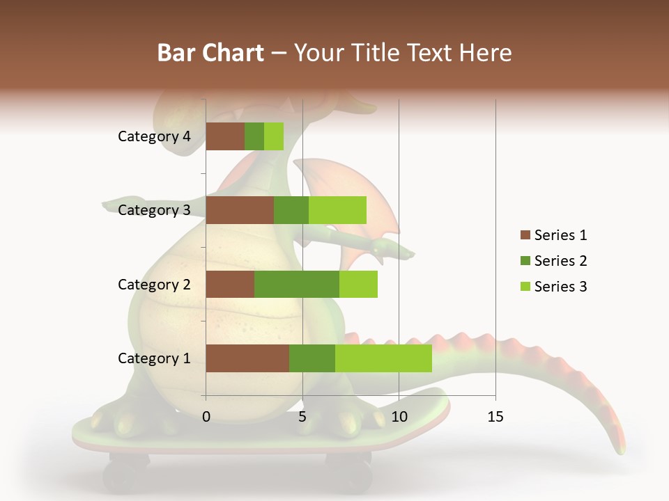 Isolated Dragon Illustration PowerPoint Template