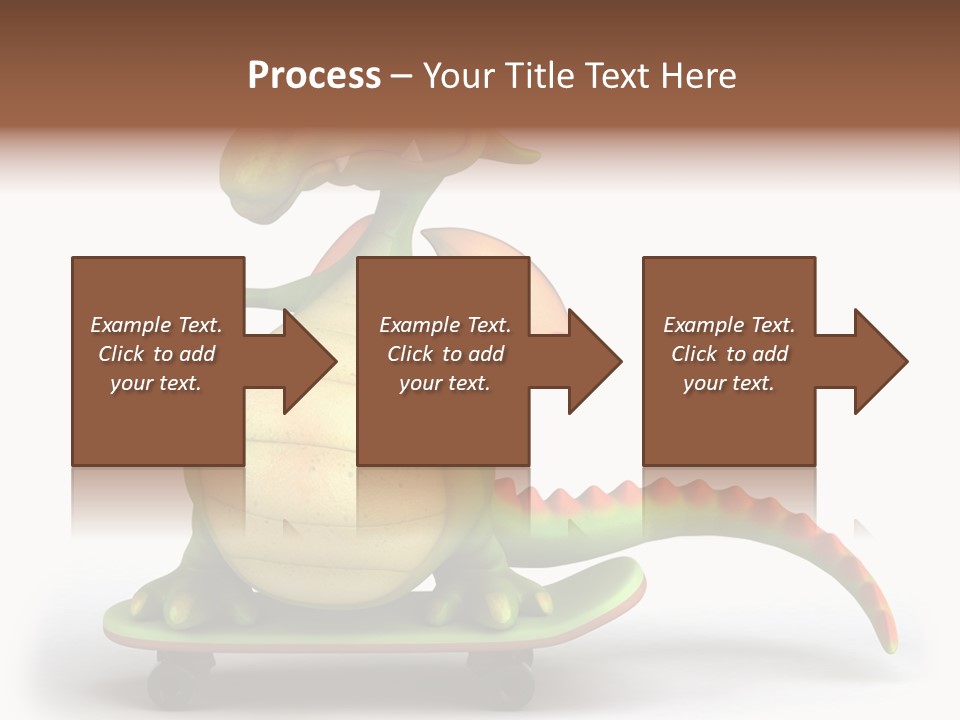 Isolated Dragon Illustration PowerPoint Template