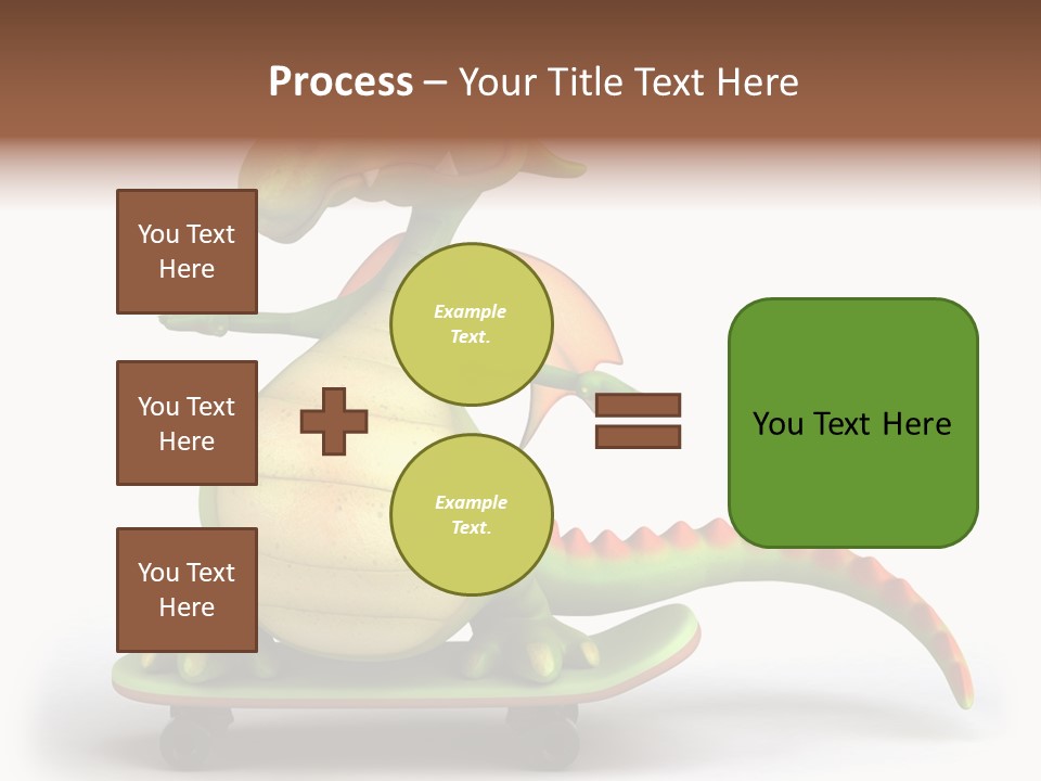 Isolated Dragon Illustration PowerPoint Template