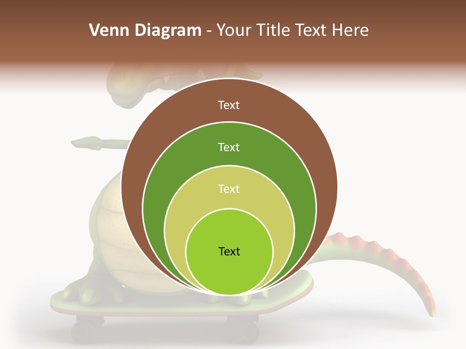 Isolated Dragon Illustration PowerPoint Template