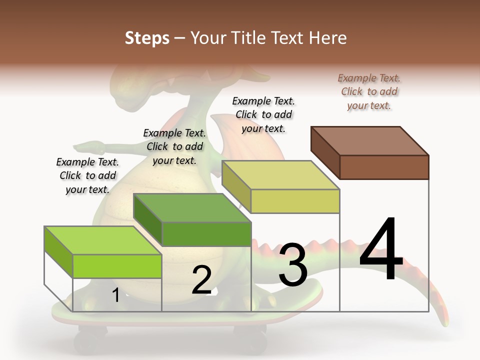 Isolated Dragon Illustration PowerPoint Template