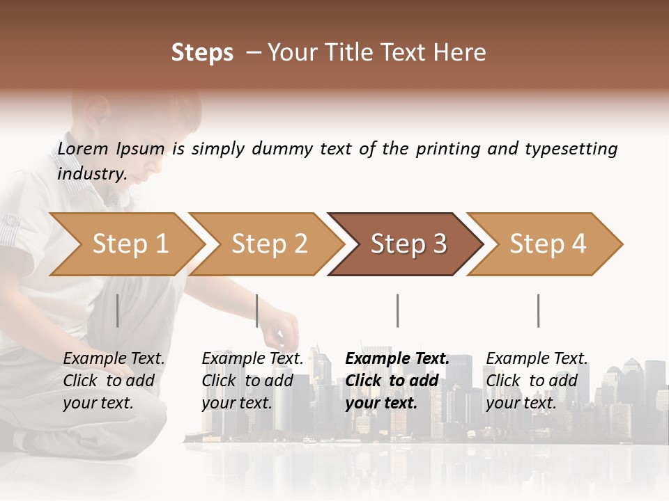 Create Skyline Play PowerPoint Template