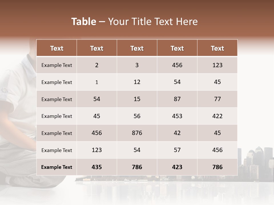 Create Skyline Play PowerPoint Template