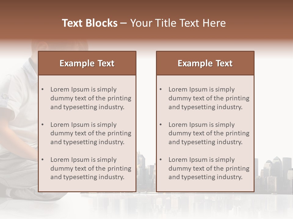 Create Skyline Play PowerPoint Template