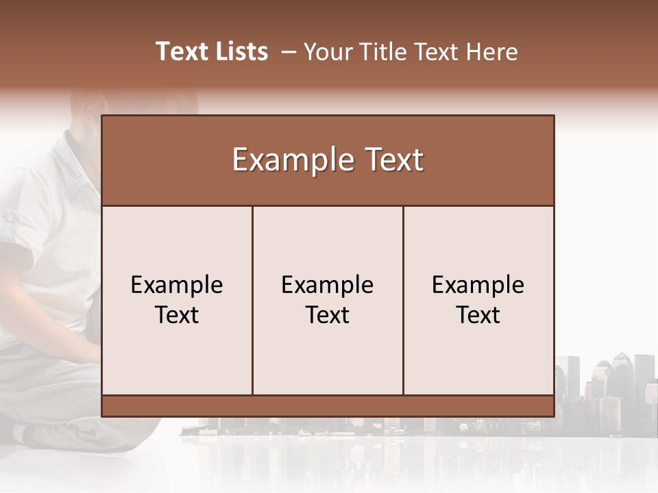 Create Skyline Play PowerPoint Template