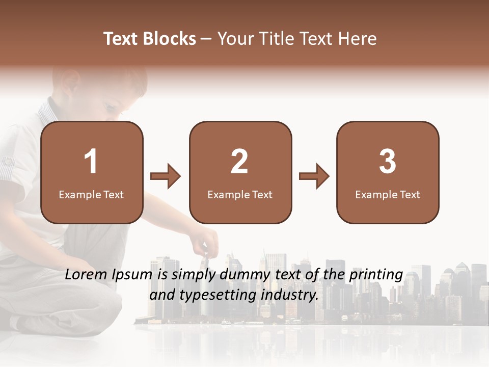 Create Skyline Play PowerPoint Template