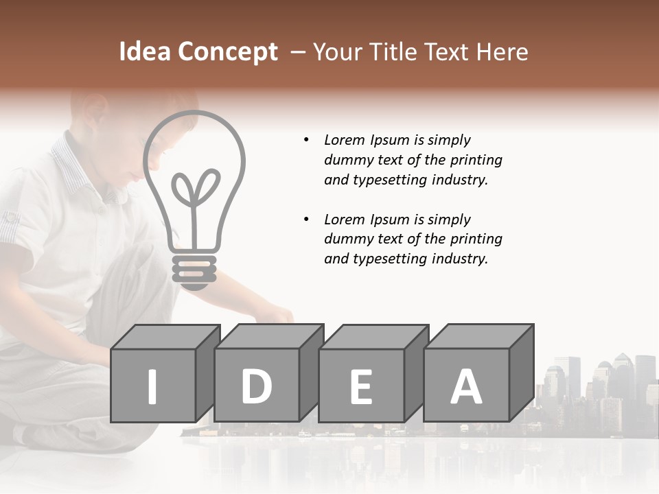 Create Skyline Play PowerPoint Template