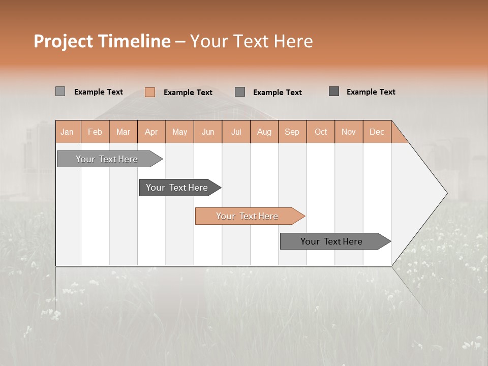 Umbrella Grass Crisis PowerPoint Template