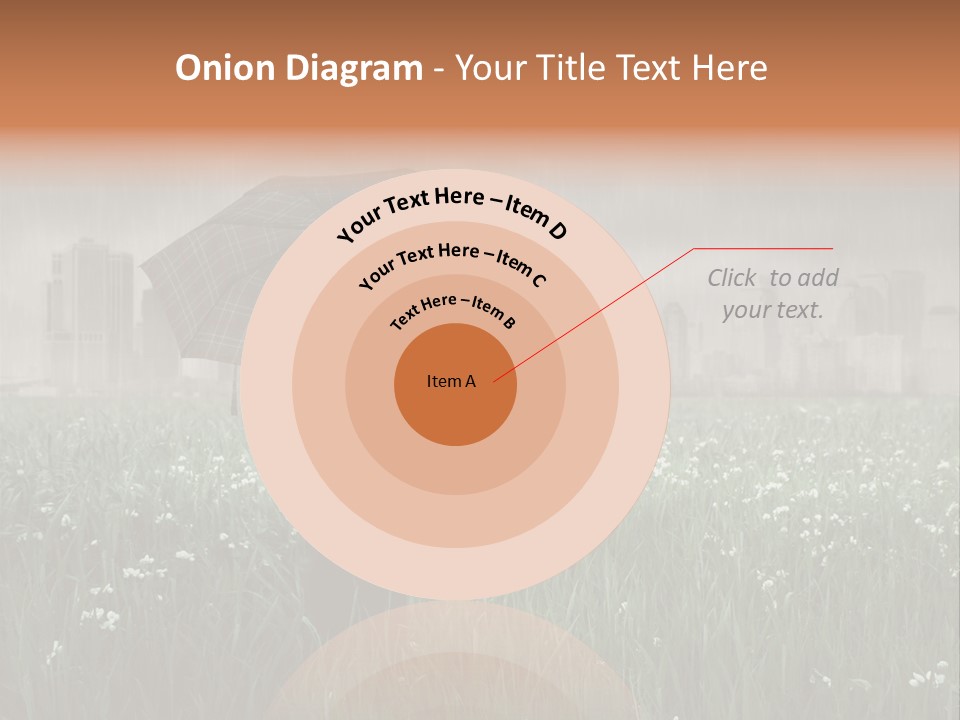 Umbrella Grass Crisis PowerPoint Template