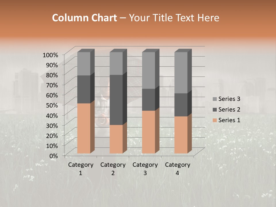 Umbrella Grass Crisis PowerPoint Template