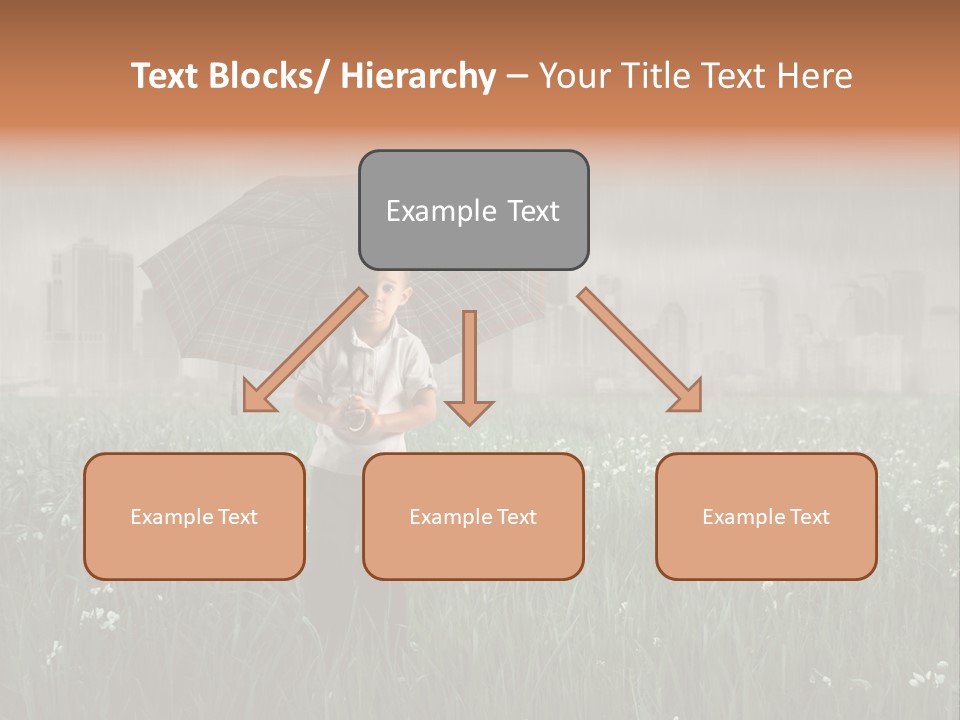 Umbrella Grass Crisis PowerPoint Template