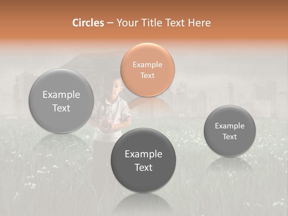 Umbrella Grass Crisis PowerPoint Template