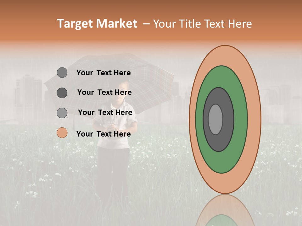 Umbrella Grass Crisis PowerPoint Template