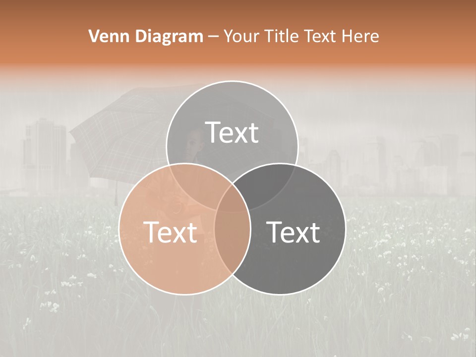 Umbrella Grass Crisis PowerPoint Template