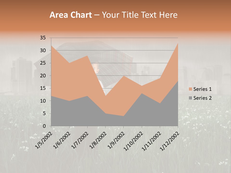 Umbrella Grass Crisis PowerPoint Template
