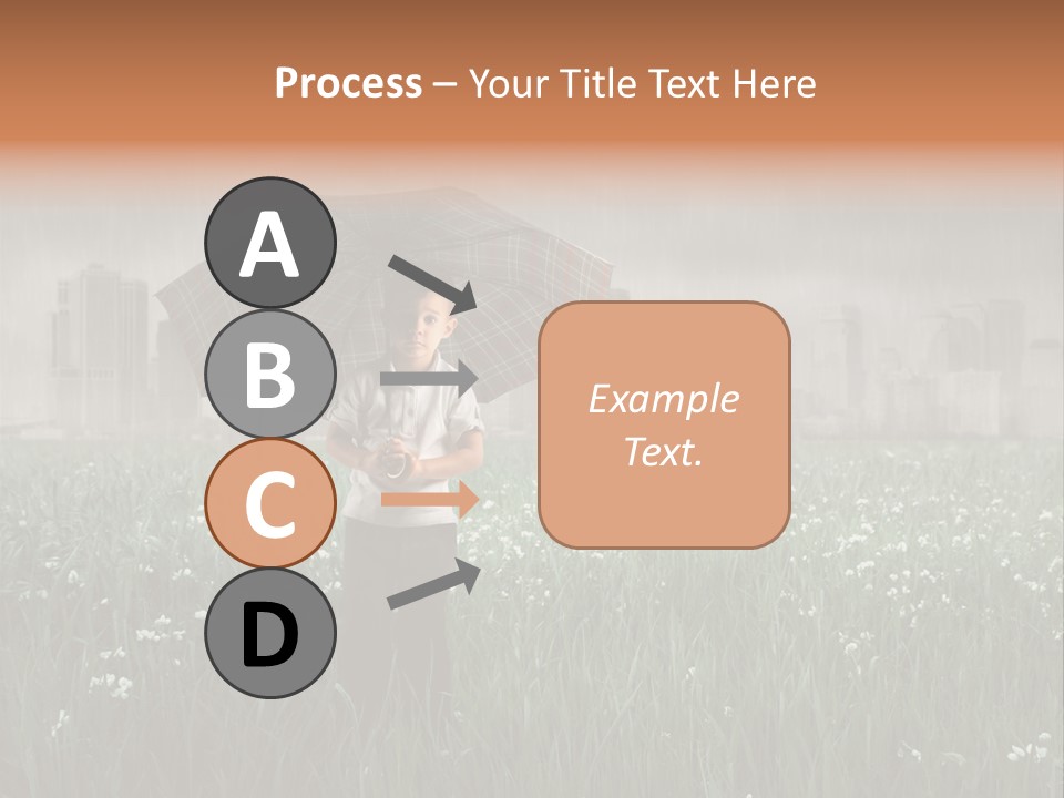 Umbrella Grass Crisis PowerPoint Template