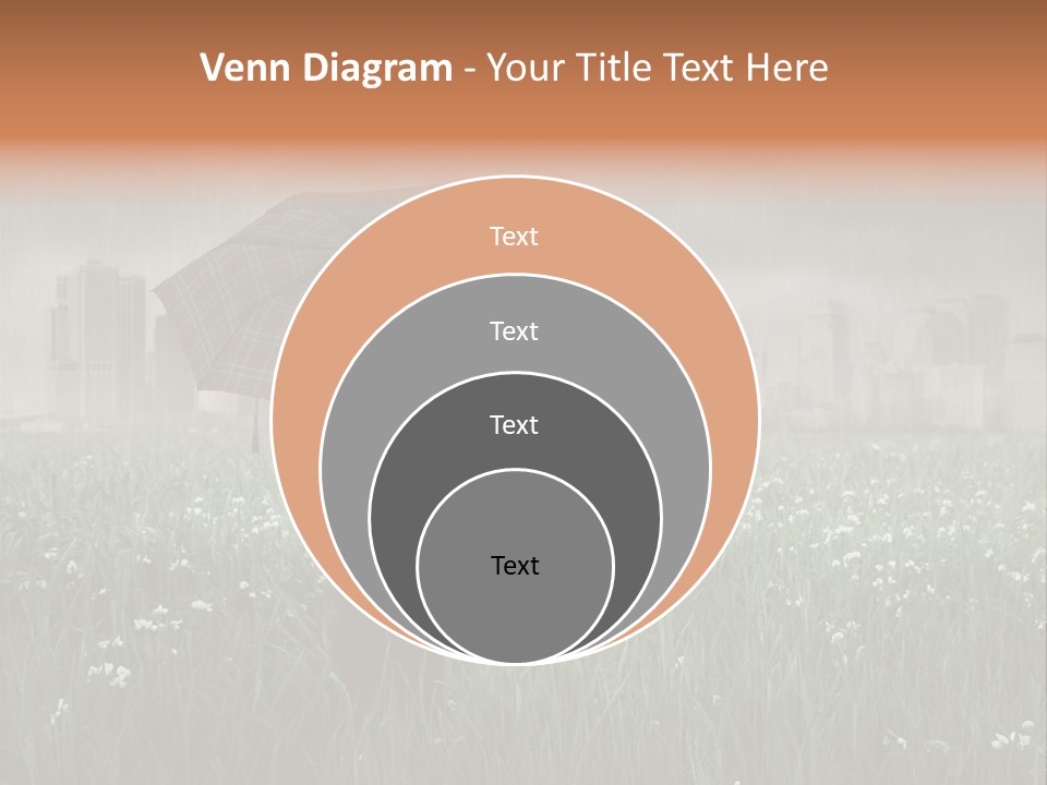 Umbrella Grass Crisis PowerPoint Template