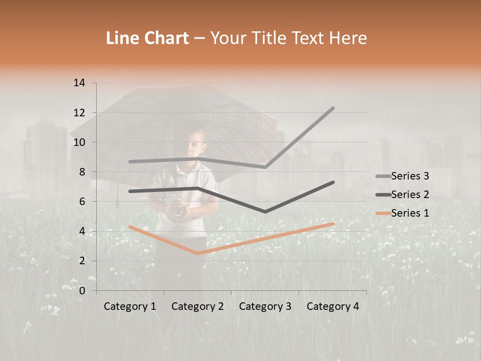 Umbrella Grass Crisis PowerPoint Template