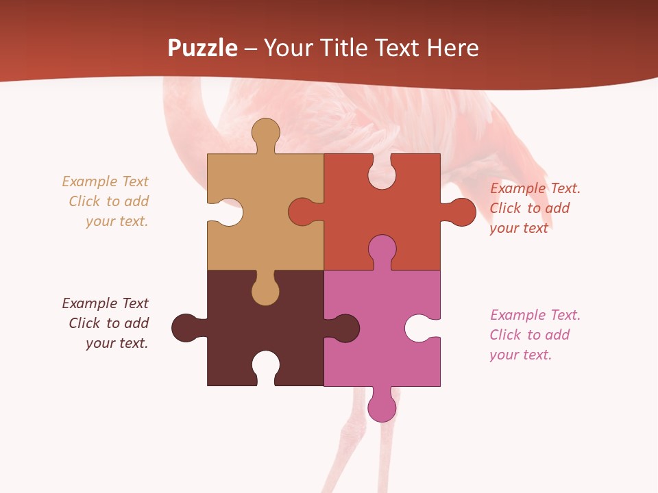 Animal Flamingo Subtropics PowerPoint Template