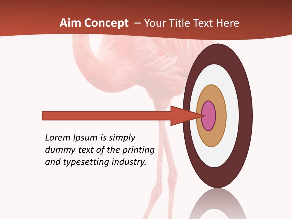 Animal Flamingo Subtropics PowerPoint Template