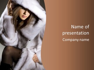 Woman Beauty Beautiful PowerPoint Template