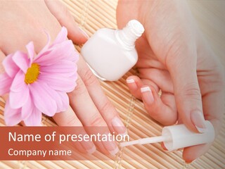 Beauty French Girl PowerPoint Template