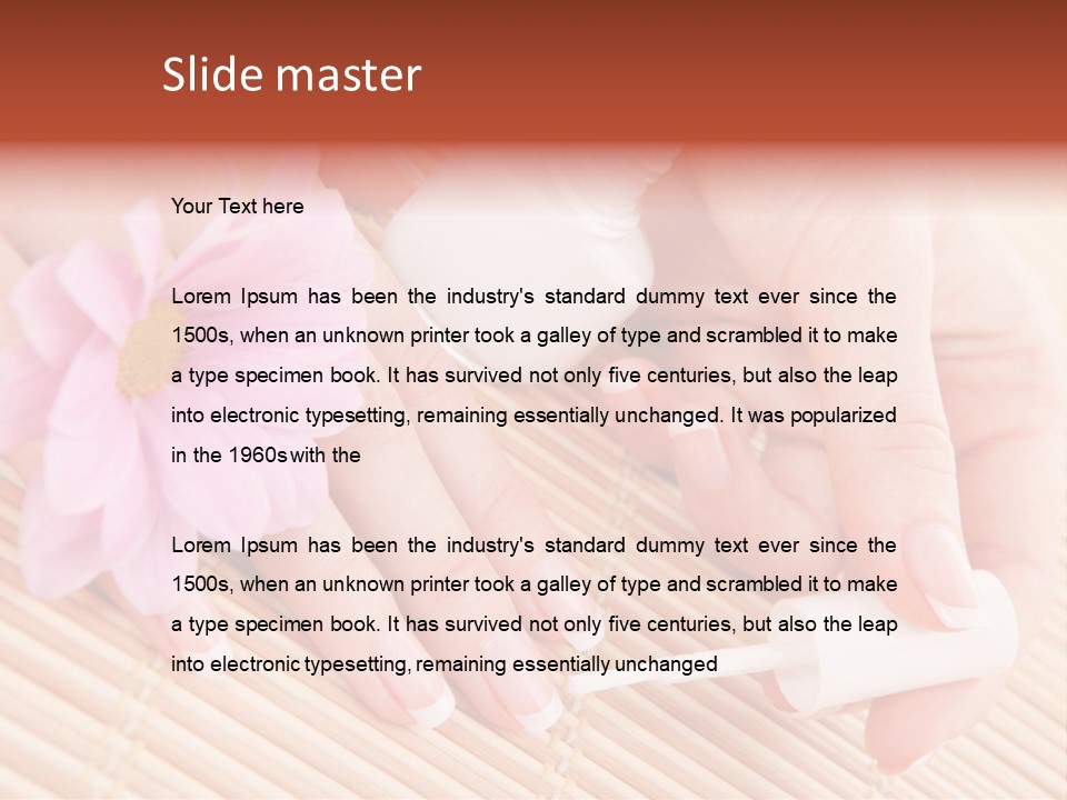 Beauty French Girl PowerPoint Template