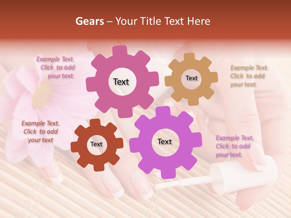 Beauty French Girl PowerPoint Template