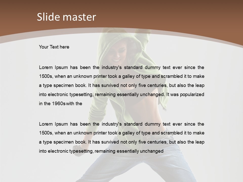 Grace Agility Jump PowerPoint Template