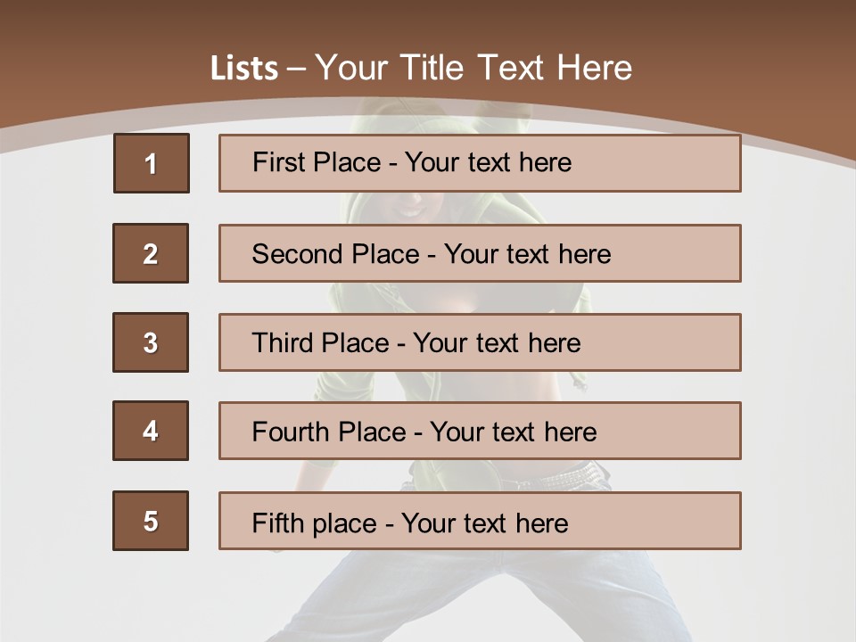 Grace Agility Jump PowerPoint Template