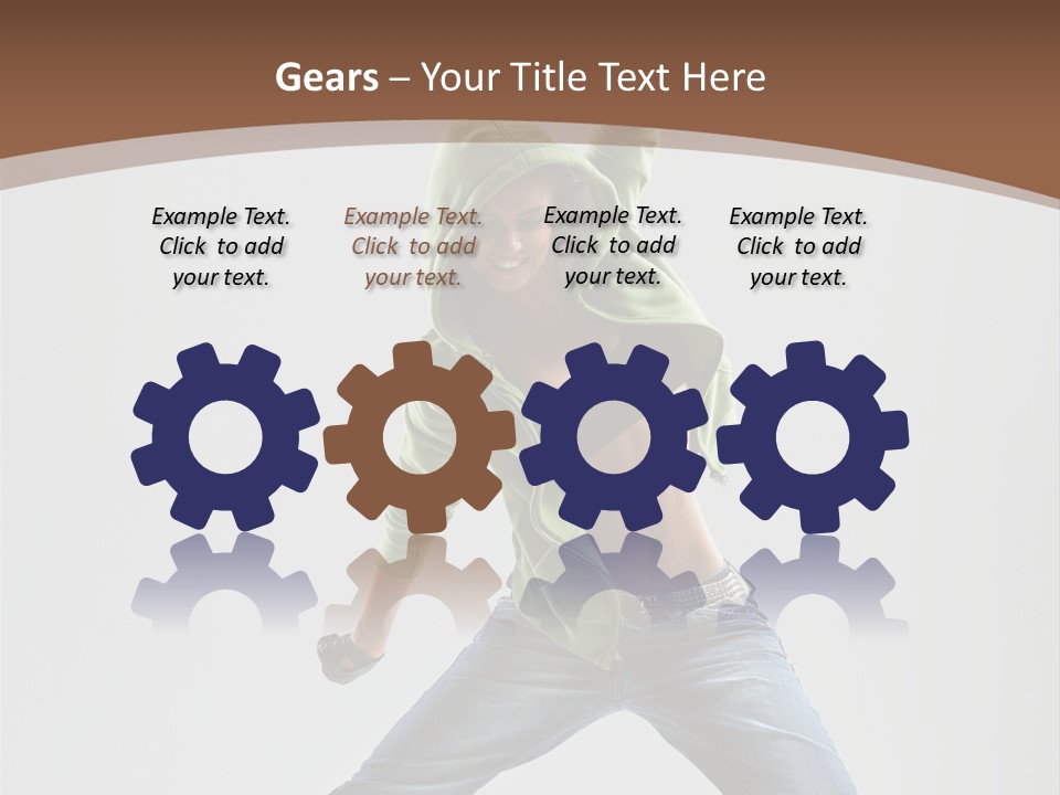 Grace Agility Jump PowerPoint Template